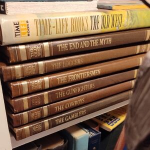 Time Life Books The Old West Collection - Brown